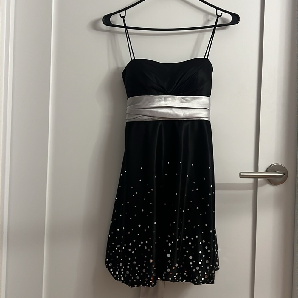 Cute black homecoming dress